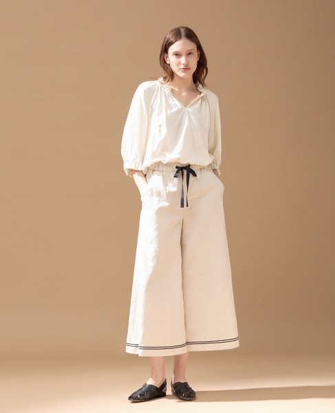 【LOURMARIN】マリンキュロットパンツ 詳細画像 キナリ 9