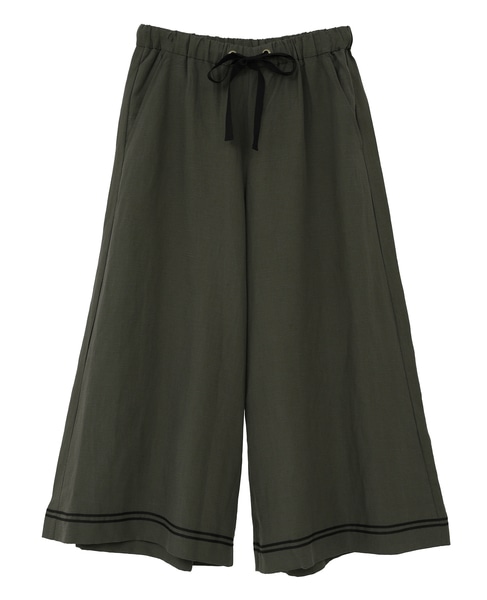 【LOURMARIN】マリンキュロットパンツ 詳細画像 チャコールグレー 10