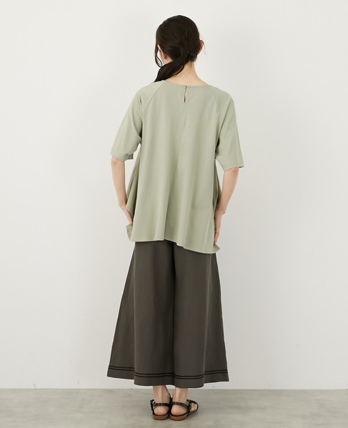 【LOURMARIN】マリンキュロットパンツ 詳細画像 チャコールグレー 6