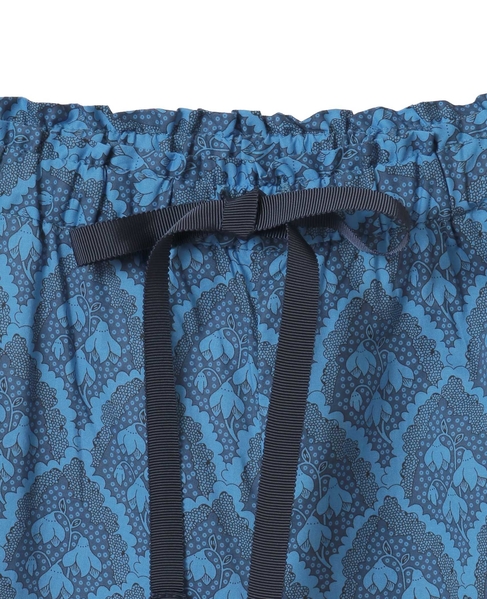【LOURMARIN】コットンプリントドロストパンツ 詳細画像 ブルー 14