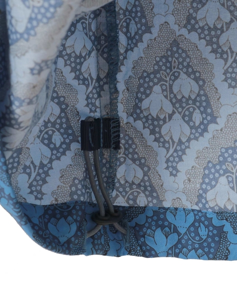 【LOURMARIN】コットンプリントドロストパンツ 詳細画像 ブルー 17