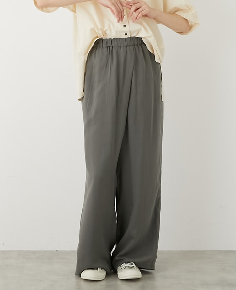 イージーストレートパンツ 詳細画像 セージグリーン 1