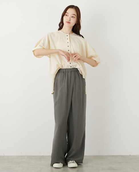 イージーストレートパンツ 詳細画像 セージグリーン 2