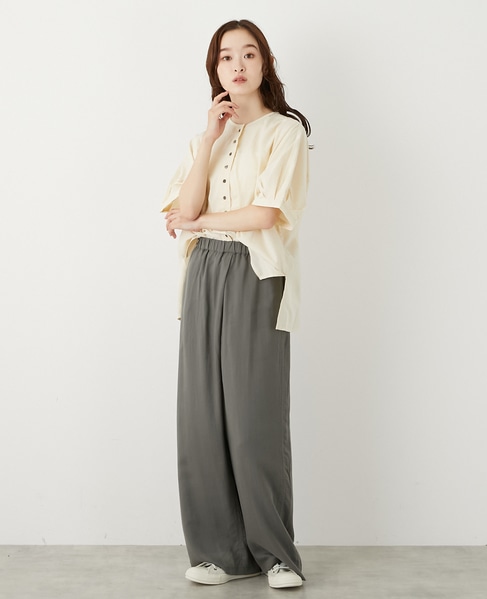 イージーストレートパンツ 詳細画像 セージグリーン 3