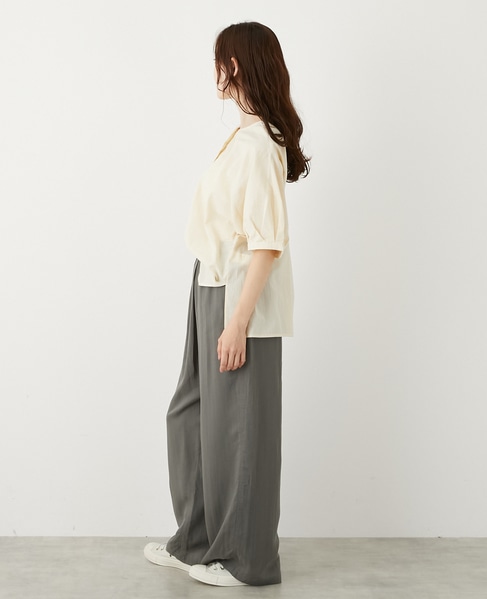 イージーストレートパンツ 詳細画像 セージグリーン 4