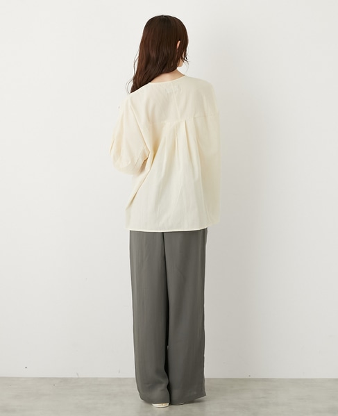 イージーストレートパンツ 詳細画像 セージグリーン 5