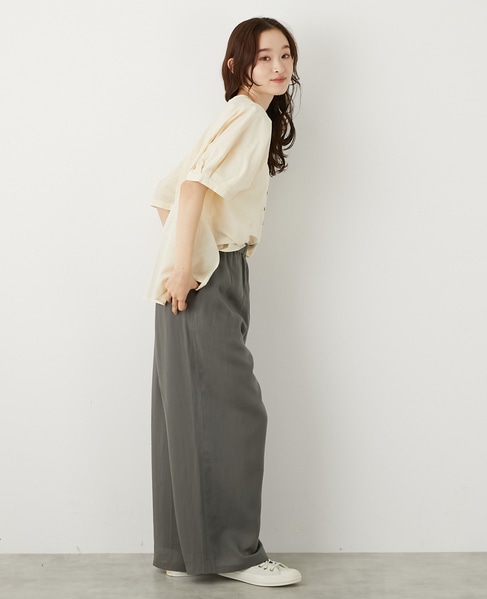 イージーストレートパンツ 詳細画像 セージグリーン 6