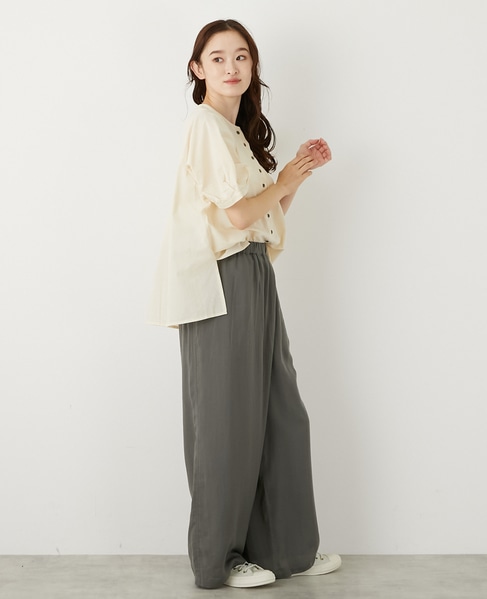 イージーストレートパンツ 詳細画像 セージグリーン 7