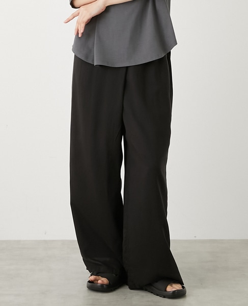 イージーストレートパンツ 詳細画像 ブラック 1