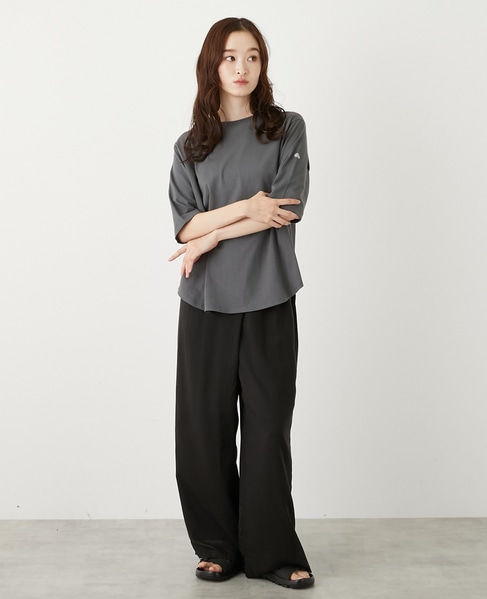 イージーストレートパンツ 詳細画像 ブラック 2