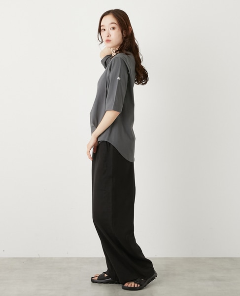 イージーストレートパンツ 詳細画像 ブラック 3