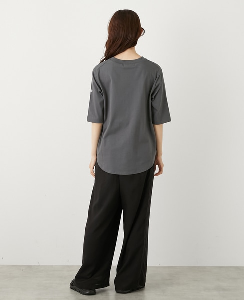 イージーストレートパンツ 詳細画像 ブラック 4