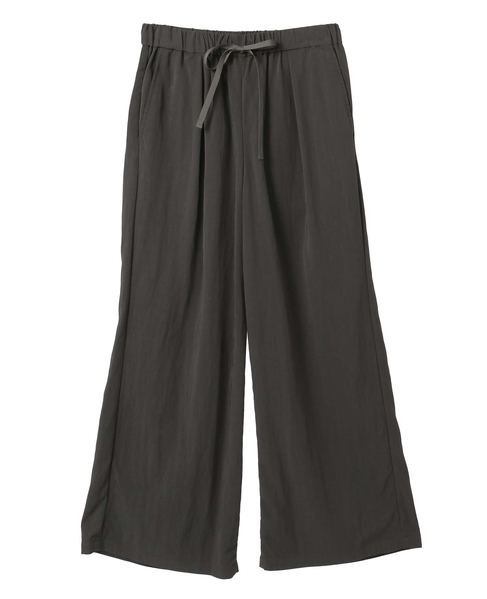 【LOURMARIN】タックイージーパンツ 詳細画像 スミクロ 10