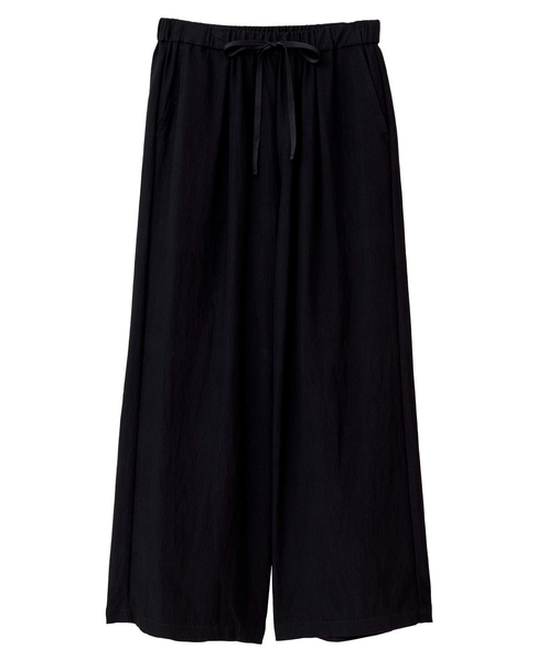 【LOURMARIN】タックイージーパンツ 詳細画像 ブラック 10