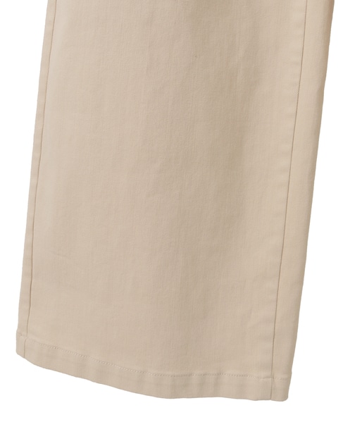 コットンストレッチデニム 詳細画像 ライトベージュ 17