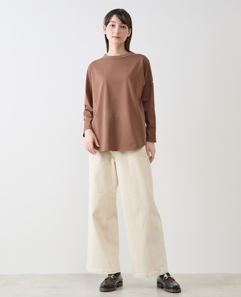 コットンストレッチデニム 詳細画像 ライトベージュ 2