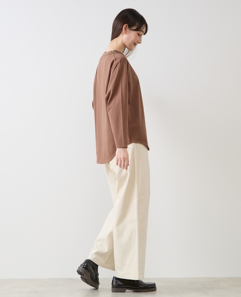 コットンストレッチデニム 詳細画像 ライトベージュ 7