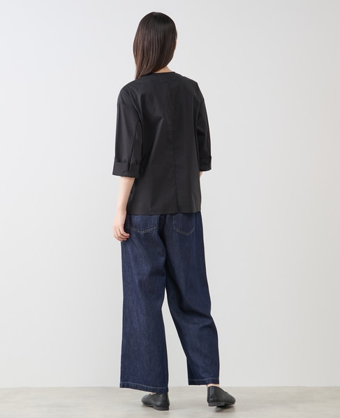 コットンストレッチデニム 詳細画像 ワンウォッシュ 5