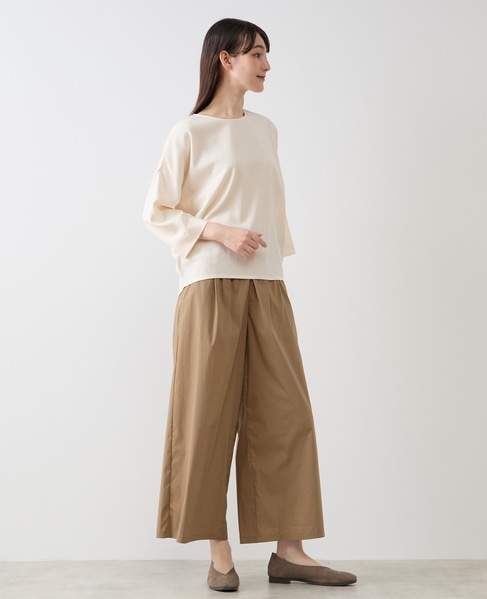 イージーワイドパンツ 詳細画像 ベージュ 7