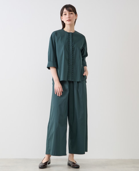 イージーワイドパンツ 詳細画像 グリーン 2