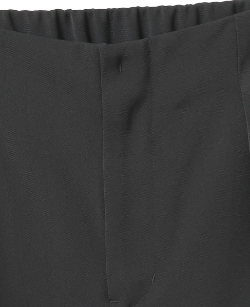 【LOURMARIN】ラップ風タックストレートパンツ 詳細画像 ブラック 10