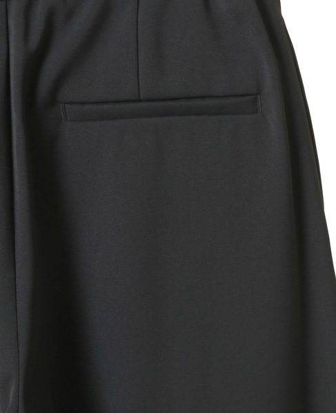 【LOURMARIN】ラップ風タックストレートパンツ 詳細画像 ブラック 13