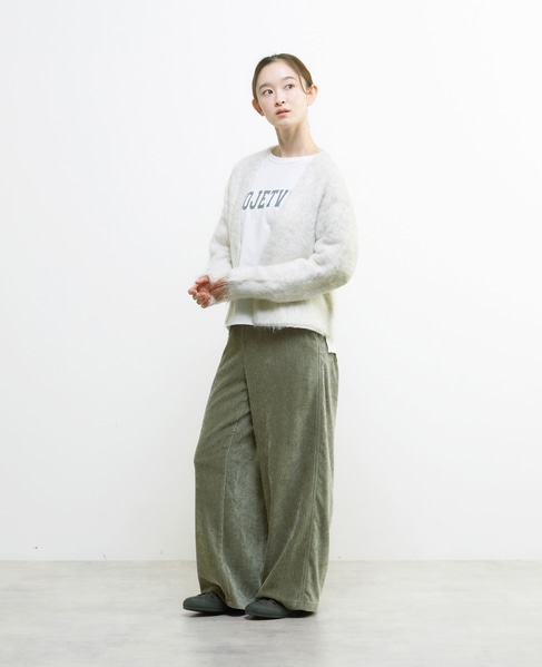 イージーストレートパンツ 詳細画像 グリーン 3