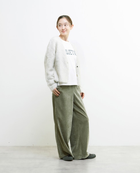 イージーストレートパンツ 詳細画像 グリーン 8