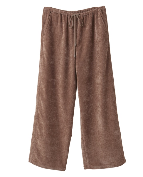 イージーストレートパンツ 詳細画像 ブラウン 10