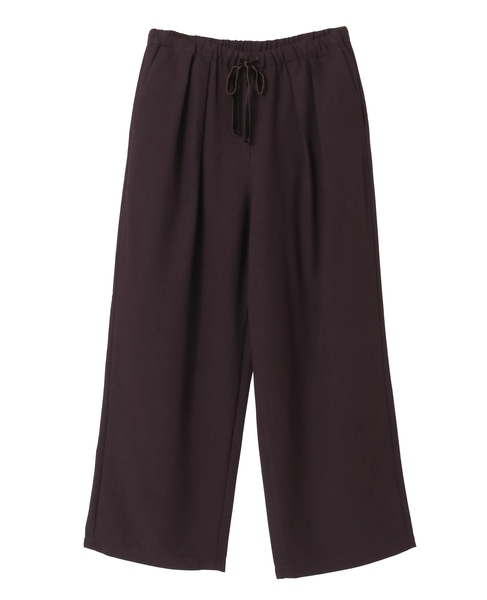 【LOURMARIN】タックイージーワイドパンツ 詳細画像 パープル 10