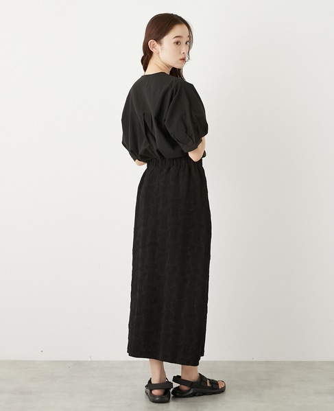 ジャガードナロースカート 詳細画像 ブラック 6