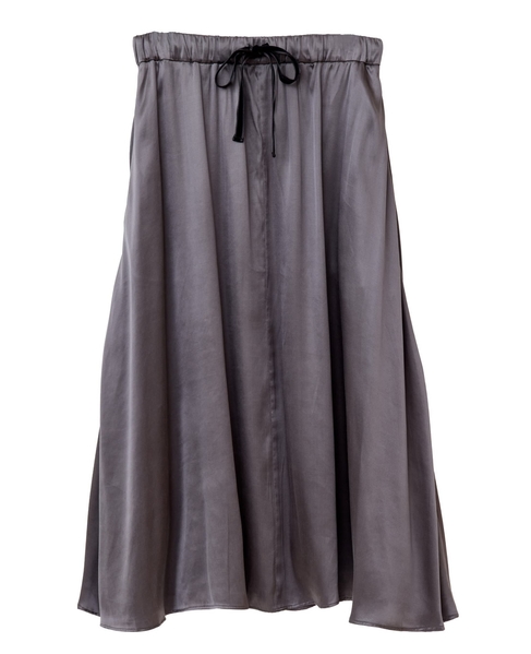 【LOURMARIN】ナローフレアースカート 詳細画像 グレー 3