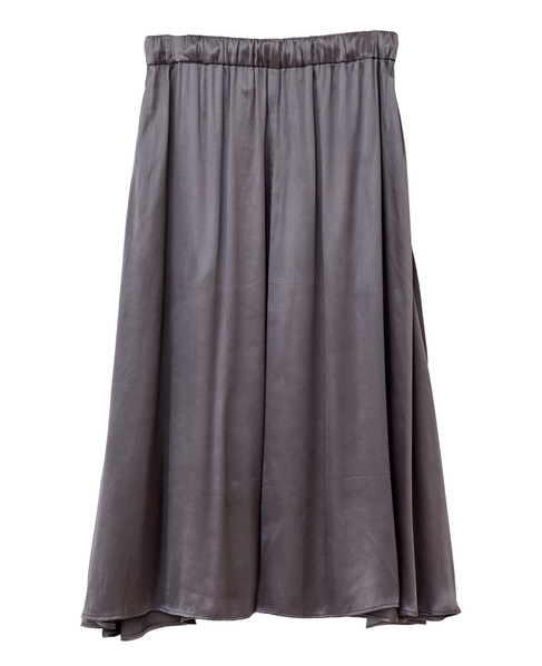 【LOURMARIN】ナローフレアースカート 詳細画像 グレー 4