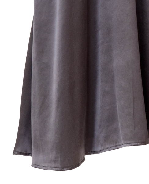 【LOURMARIN】ナローフレアースカート 詳細画像 グレー 8