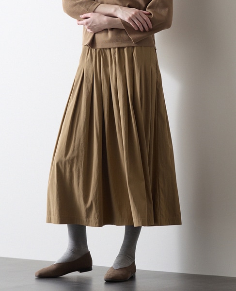 イージープリーツスカート 詳細画像 ベージュ 1