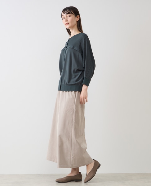 【LOURMARIN】イージーナロースカート 詳細画像 グレージュ 3