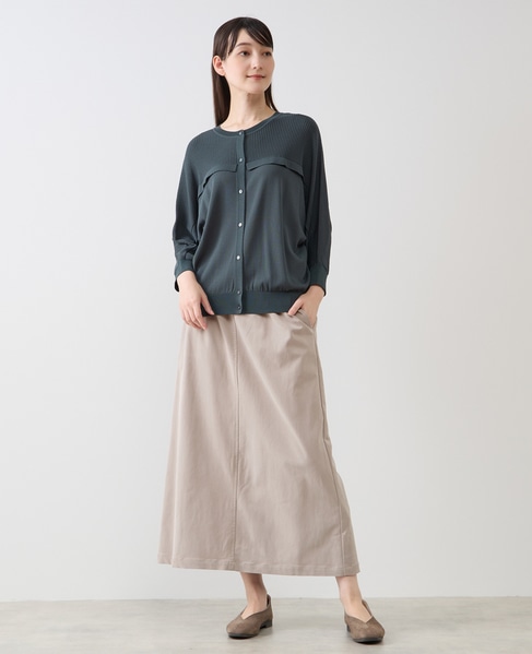 【LOURMARIN】イージーナロースカート 詳細画像 グレージュ 8