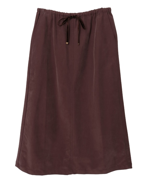 【LOURMARIN】イージーナロースカート 詳細画像 ボルドー 3