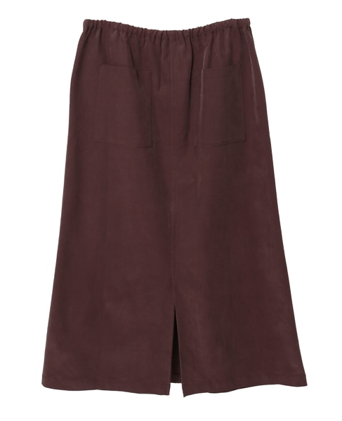 【LOURMARIN】イージーナロースカート 詳細画像 ボルドー 4