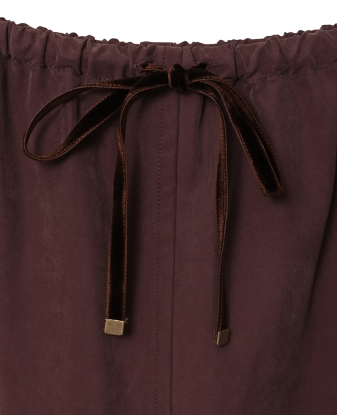 【LOURMARIN】イージーナロースカート 詳細画像 ボルドー 5