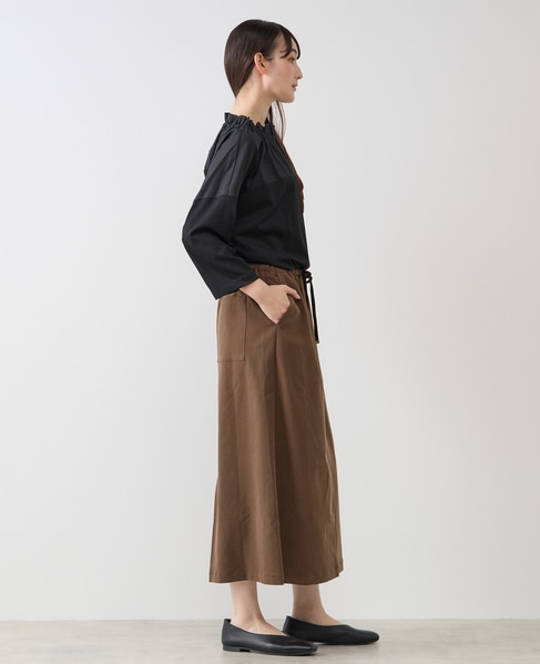 【LOURMARIN】イージーナロースカート 詳細画像 ブラウン 8