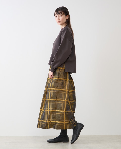 タックイージーロングスカート 詳細画像 イエロー 4