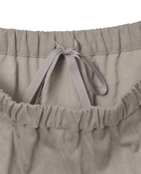 【LOURMARIN】タックフレアーナロースカート 詳細画像 グレー 15