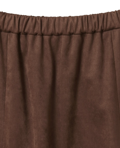 【LOURMARIN】タックフレアーナロースカート 詳細画像 ブラウン 12