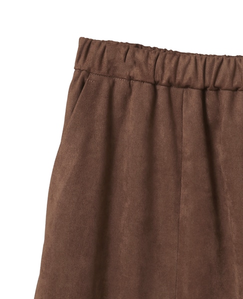 【LOURMARIN】タックフレアーナロースカート 詳細画像 ブラウン 13