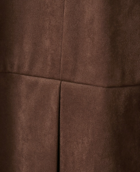 【LOURMARIN】タックフレアーナロースカート 詳細画像 ブラウン 16