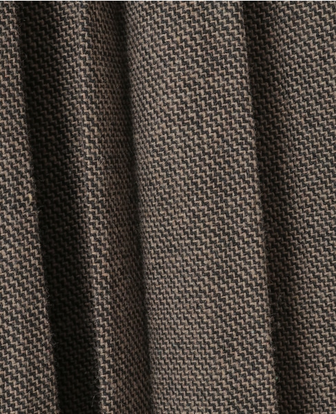 【LOURMARIN】ラップ風プリーツスカート 詳細画像 ブラウン 14