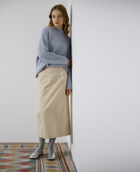 コーデュロイマリンスカート 詳細画像 クリーム 3