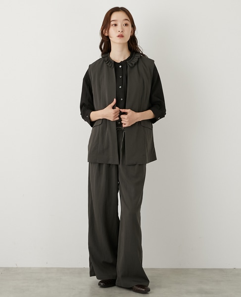 【LOURMARIN】フリルジレ 詳細画像 スミクロ 3