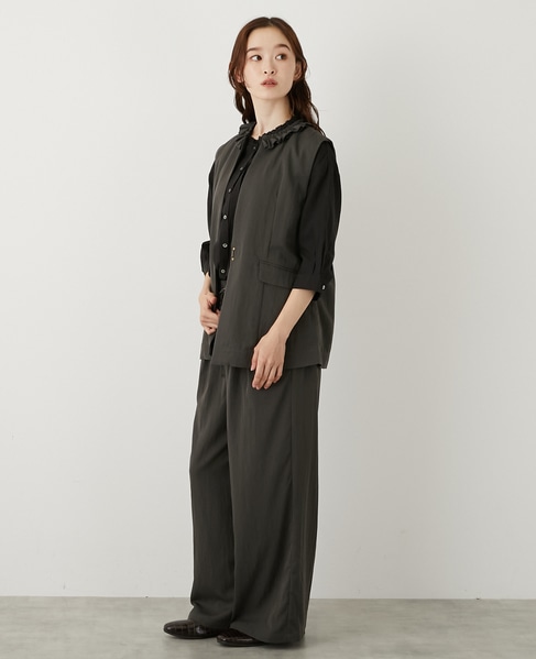 【LOURMARIN】フリルジレ 詳細画像 スミクロ 4